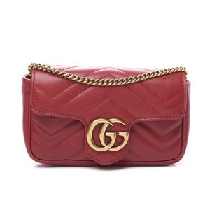 gucci super mini marmont size Red